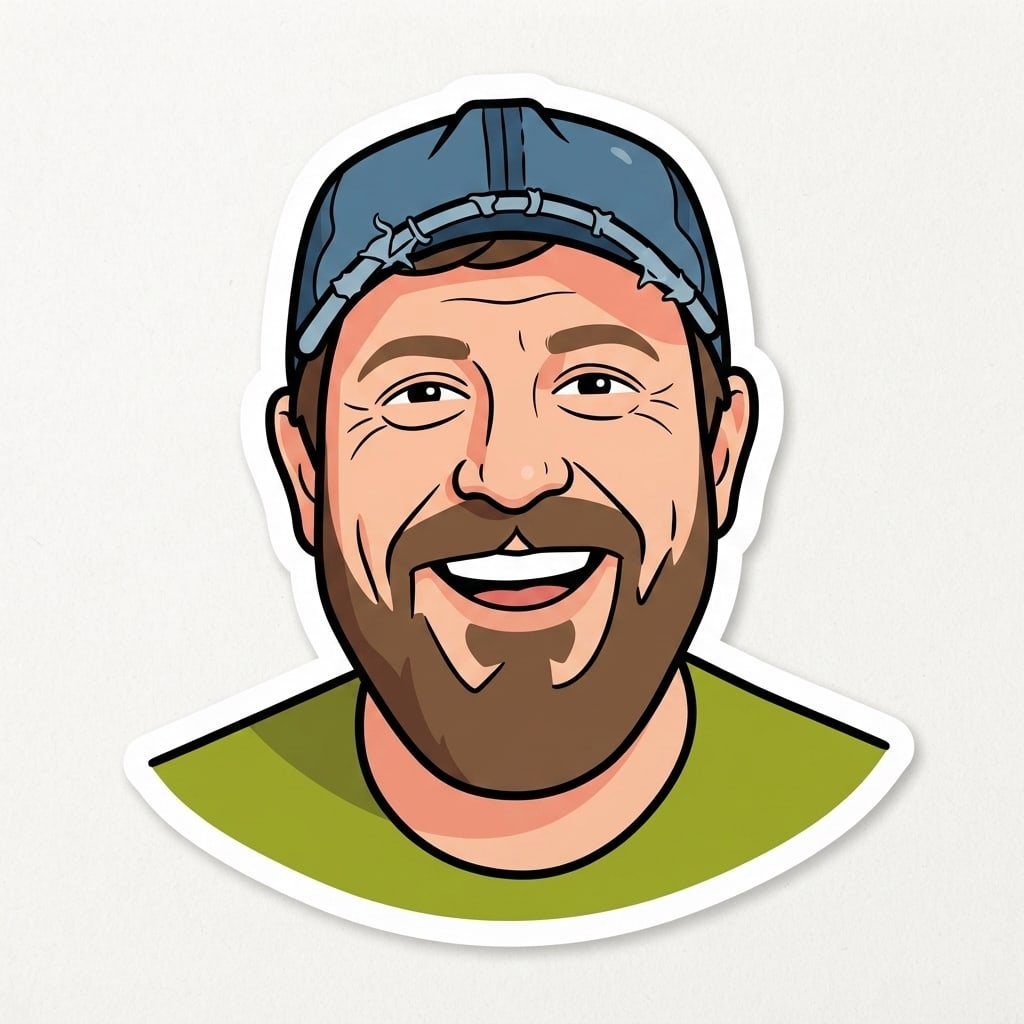 Pop Sticker caricature